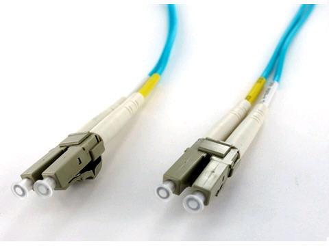 Patch cable - LC multi-mode (M) to LC multi-mode (M) - 1.6 ft - fiber optic - 50 / 125 micron - OM4 - aqua