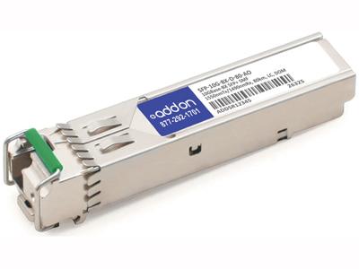 CISCO COMPATIBLE TAA COMPLIANT 10GBASE-BX SFP+ TRANSCEIVER (SMF 1550NMTX/