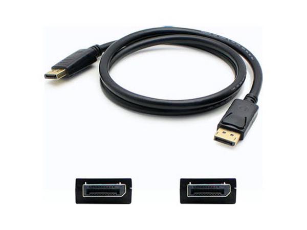 15FT DISPLAYPORT 1.2 MALE TO MALE BLACK CABLE MAX RESOLUTION UP TO 3840X21