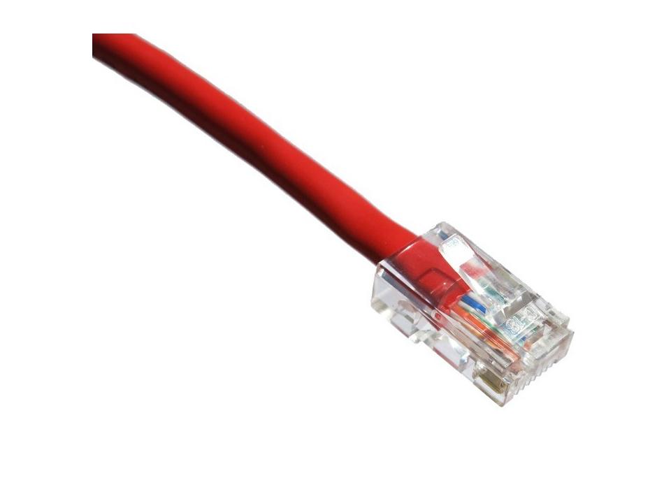 CAT6 550MHZ PATCH CABLE NON-BOOTED RED