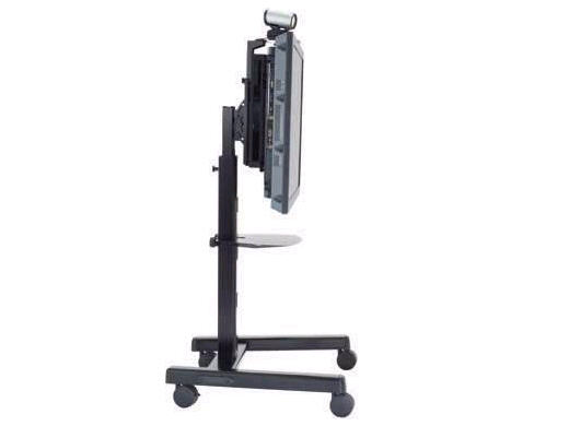 PFC-US Universal Flat Panel Display Mobile Cart - Up to 200lb Flat Panel Display - Silver PFC-US Universal Flat Panel Display Mobile Cart - Up to 200lb Flat Panel Display - Silver