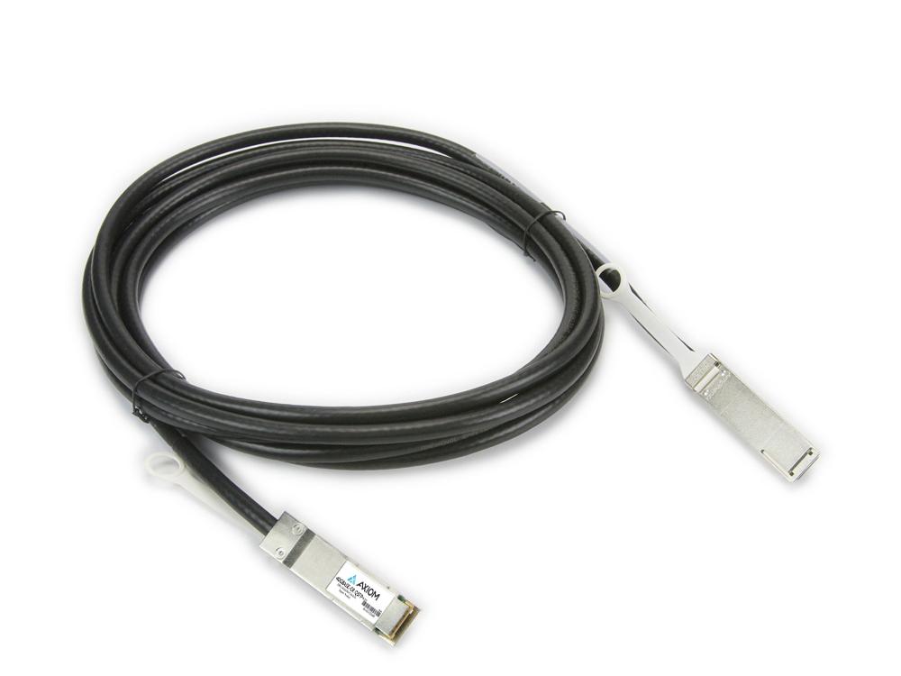 40GBASE-CR4 QSFP+ PASSIVE DAC CABLE AVAYA COMPATIBLE 0.5M
