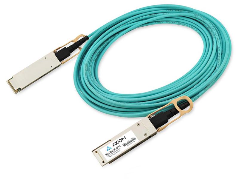 100GBASE-AOC QSFP28 ACTIVE OPTICAL CABLE JUNIPER COMPATIBLE 3M