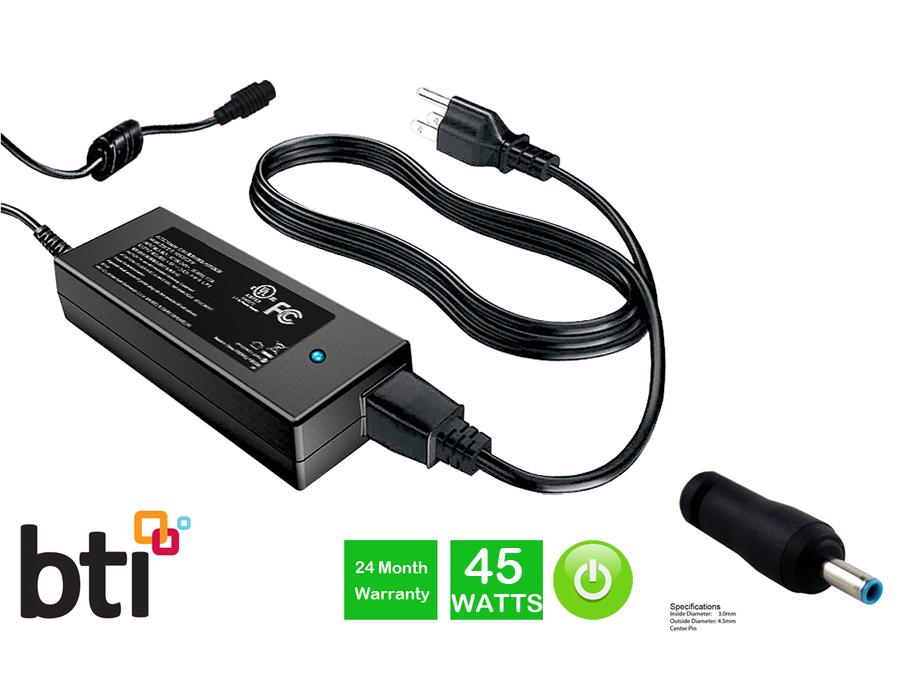 65WATT 19VOLT AC ADAPTER FOR HP 650 DSKTP BLK 4.5MM 710412-001