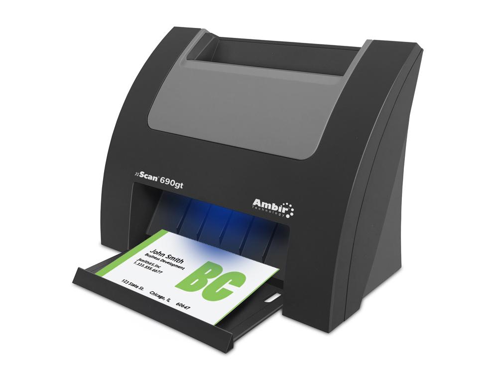 DS690GT BUSINESS CARD BNDL DUPLEX SCANNER & SW BNDL