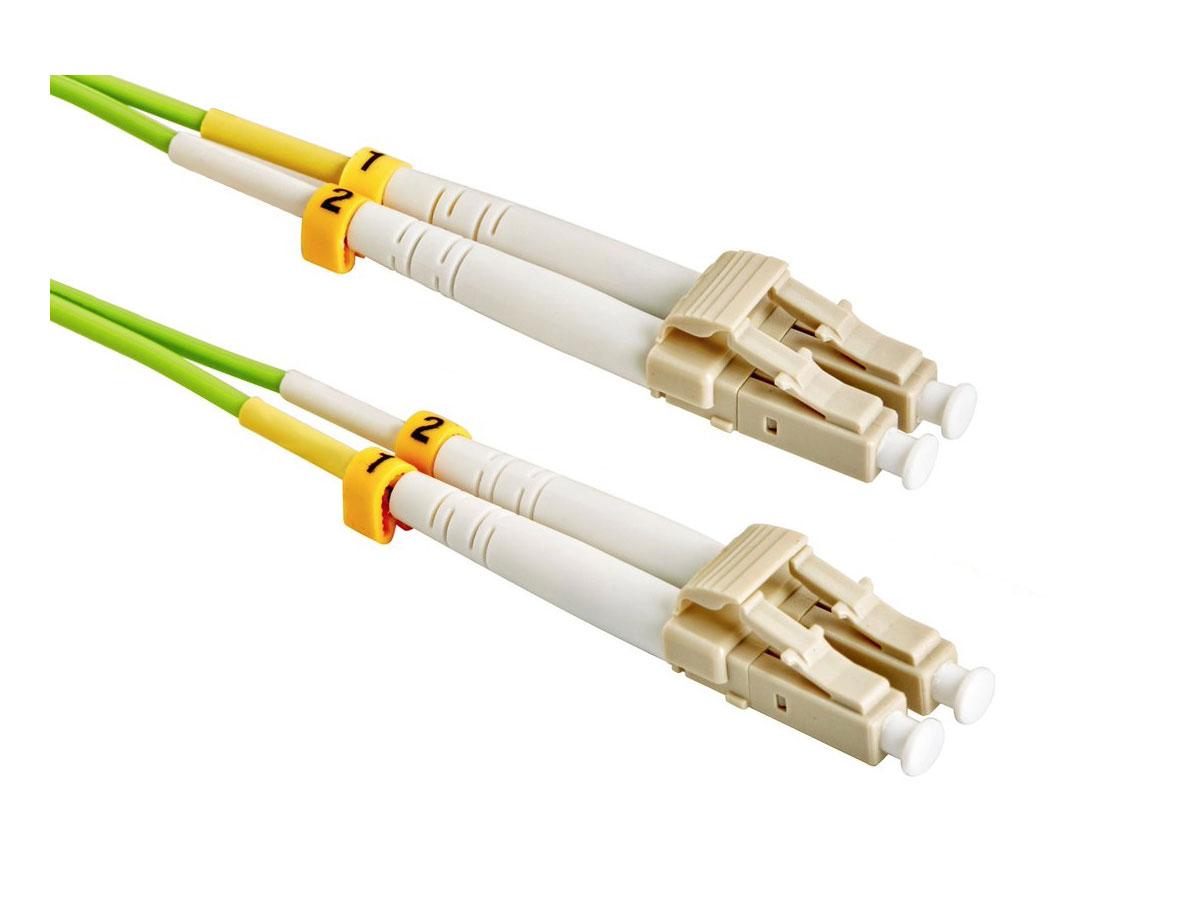 LC/LC WIDE BAND MULTIMODE DUPLEX OM5 50/125 FIBER OPTIC CABLE 30M