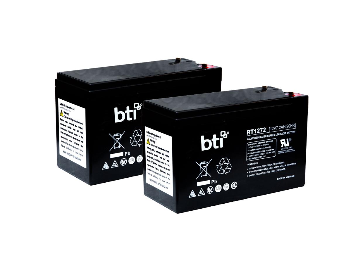 APC UPS BATTERY 12V 7A 2PK BTI REPL UPS BATT 12V7.2AH-T2 2PACK