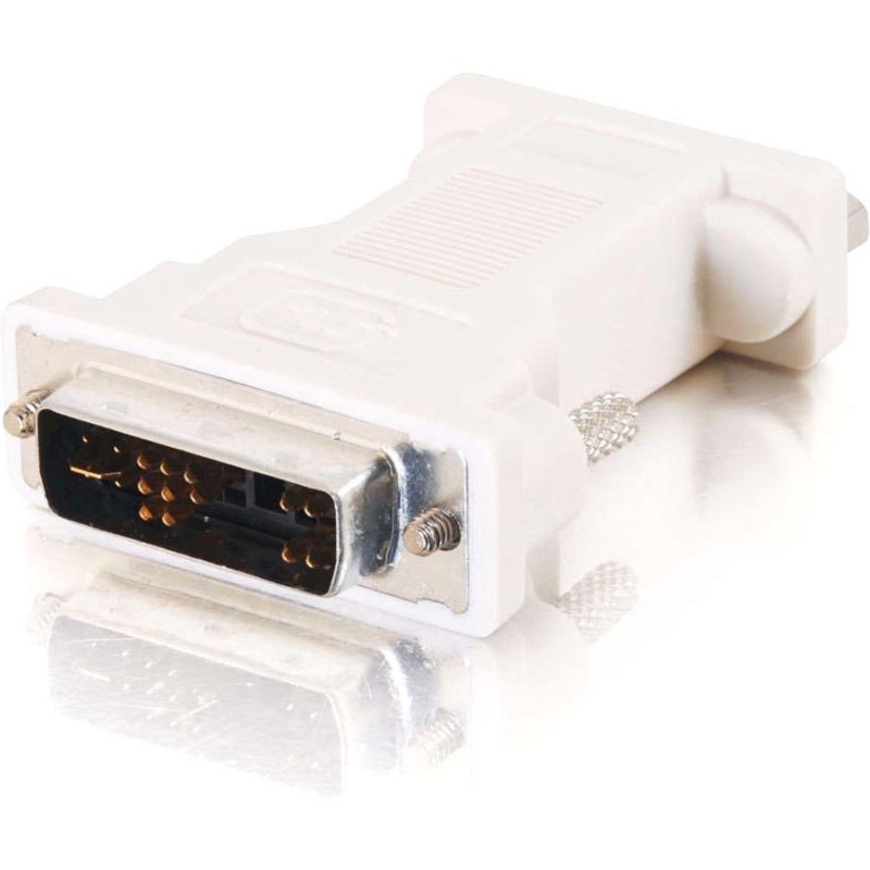 DVI-A to VGA Video Adapter for Desktops and Displays - M/F - 1 x DVI-A Male Video - 1 x HD-15 Female VGA - Blue DVI-A to VGA Video Adapter for Desktops and Displays - M/F - 1 x DVI-A Male Video - 1 x HD-15 Female VGA - Blue