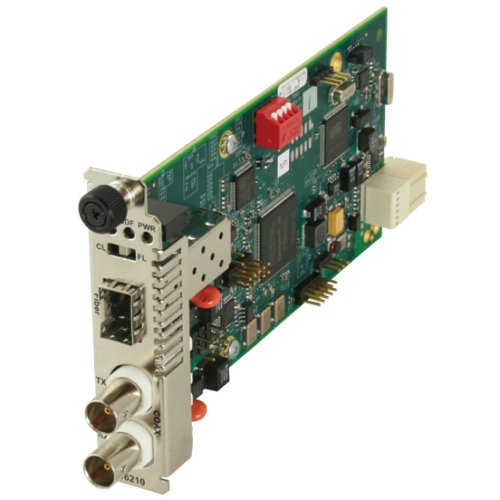 C6210 Series DS3-T3/E3 Coax to Fiber Network Interface Device - Short-haul modem - SFP (mini-GBIC) / BNC - T-3/E-3