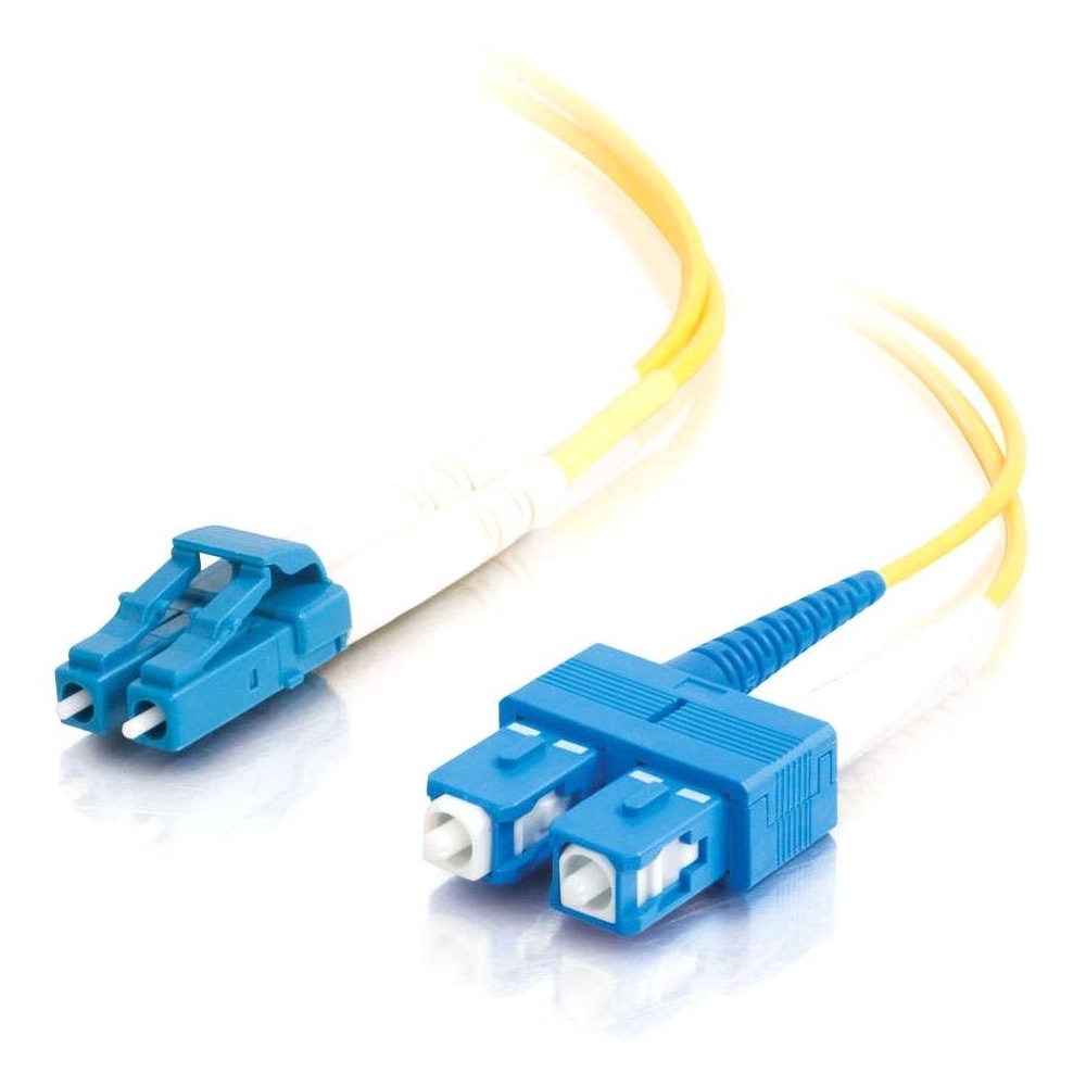 5m LC-SC 9/125 OS1 Duplex Singlemode Fiber Optic Cable (TAA Compliant) - Yellow - Fiber Optic for Network Device - LC Male - SC Male - 9/125 - Duplex Singlemode - OS1 - TAA Compliant - 5m - Yellow 5m LC-SC 9/125 OS1 Duplex Singlemode Fiber Optic Cable (TAA Compliant) - Yellow - Fiber Optic for Network Device - LC Male - SC Male - 9/125 - Duplex Singlemode - OS1 - TAA Compliant - 5m - Yellow