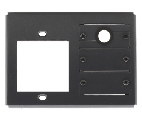 1 SINGLE POWER SOCKET SLOT 3 INSERT SLOTS INCLUDES 2 BLANK 1 CABLE PASS-THROUGH 1 SINGLE POWER SOCKET SLOT 3 INSERT SLOTS INCLUDES 2 BLANK 1 CABLE PASS-THROUGH