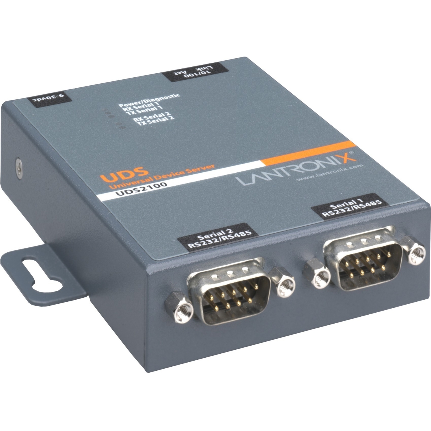 2 Port Serial (RS232/ RS422/ RS485) to IP Ethernet Device Server - International 110-240 VAC - Convert from RS-232; RS-485 to Ethernet using Serial over IP technology; Wall Mountable; Rail Mountable; Two DB-9 Serial Ports; One 10/100 Mbps Fast Ethernet RJ 2 Port Serial (RS232/ RS422/ RS485) to IP Ethernet Device Server - International 110-240 VAC - Convert from RS-232; RS-485 to Ethernet using Serial over IP technology; Wall Mountable; Rail Mountable; Two DB-9 Serial Ports; One 10/100 Mbps Fast Ethernet RJ
