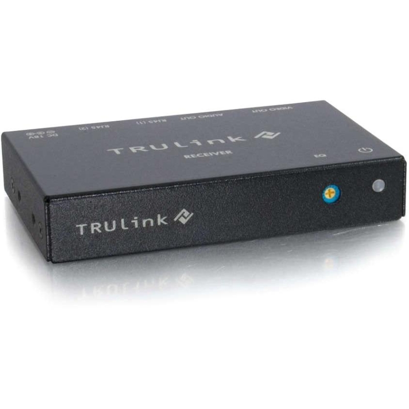 TruLink VGA+3.5mm Audio over Cat5 Box Receiver - 2 Input Device - 1 Output Device - 300 ft Range - 2 x Network (RJ-45) TruLink VGA+3.5mm Audio over Cat5 Box Receiver - 2 Input Device - 1 Output Device - 300 ft Range - 2 x Network (RJ-45)