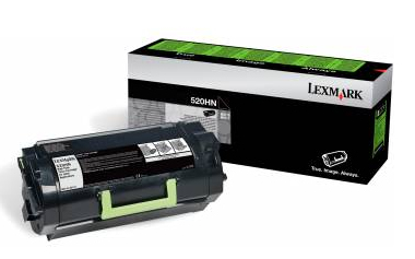 520XN - Extra High Yield - black - original - toner cartridge for label applications Lexmark Corporate - for Lexmark MS711dn 520XN - Extra High Yield - black - original - toner cartridge for label applications Lexmark Corporate - for Lexmark MS711dn