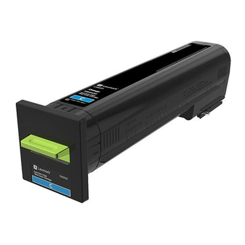 Extra High Yield - cyan - original - toner cartridge LCCP - for Lexmark CS820de CS820dte CS820dtfe Extra High Yield - cyan - original - toner cartridge LCCP - for Lexmark CS820de CS820dte CS820dtfe