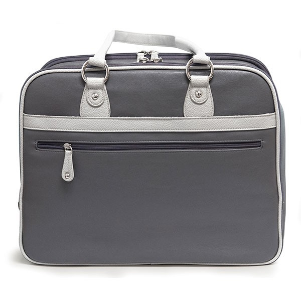 Edge Verona Carrying Case (Tote) for 16 inch Notebook Tablet Smartphone - Graphite Stone Tartan - Drop Resistant - Vegan Leather - Handle Edge Verona Carrying Case (Tote) for 16 inch Notebook Tablet Smartphone - Graphite Stone Tartan - Drop Resistant - Vegan Leather - Handle