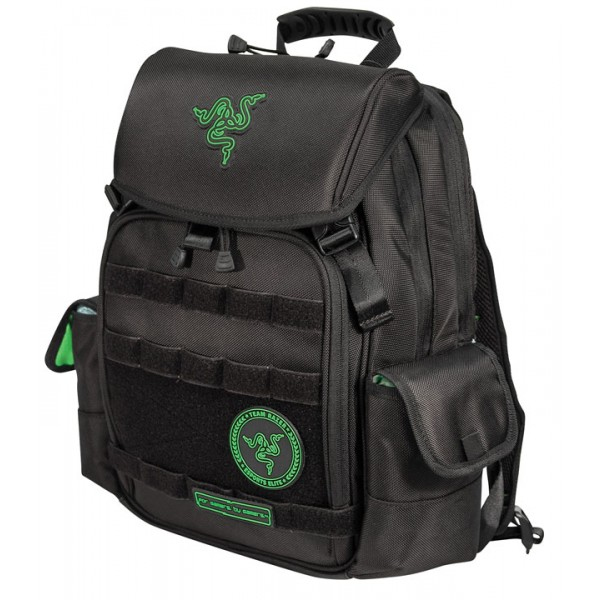 Razer Tactical 15.6 inch Notebook & Tablet Backpack - Notebook carrying backpack - 15.6 inch - black green