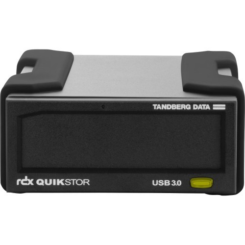 Tandberg RDX QuikStor - Disk drive - RDX - SuperSpeed USB 3.0 - external - with 2 TB Cartridge Tandberg RDX QuikStor - Disk drive - RDX - SuperSpeed USB 3.0 - external - with 2 TB Cartridge