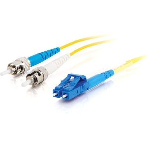 LC-ST 9/125 OS1 Simplex Singlemode PVC Fiber Optic Cable - Patch cable - LC single-mode (M) to ST single-mode (M) - 98 ft - fiber optic - 9 / 125 micron - OS1 - yellow LC-ST 9/125 OS1 Simplex Singlemode PVC Fiber Optic Cable - Patch cable - LC single-mode (M) to ST single-mode (M) - 98 ft - fiber optic - 9 / 125 micron - OS1 - yellow