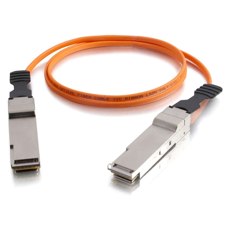 10m QSFP+/QSFP+ 40G InfiniBand Active Optical Cable - Fiber Optic for Network Device - Active QSFP+ (SFF-8436) - Active QSFP+ (SFF-8436) - 40Gb - 10m - Orange 10m QSFP+/QSFP+ 40G InfiniBand Active Optical Cable - Fiber Optic for Network Device - Active QSFP+ (SFF-8436) - Active QSFP+ (SFF-8436) - 40Gb - 10m - Orange