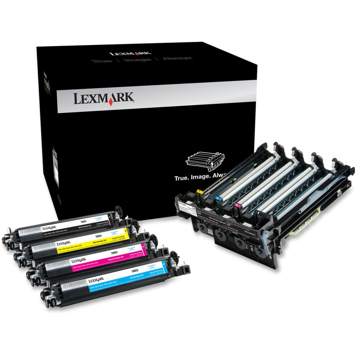 Black & Colour Imaging Kit - Black color - printer imaging kit LCCP - for Lexmark C2132 CS310 CS317 CS410 CS417 CS510 CS517 CX317 CX417 CX517 XC2130 Black & Colour Imaging Kit - Black color - printer imaging kit LCCP - for Lexmark C2132 CS310 CS317 CS410 CS417 CS510 CS517 CX317 CX417 CX517 XC2130