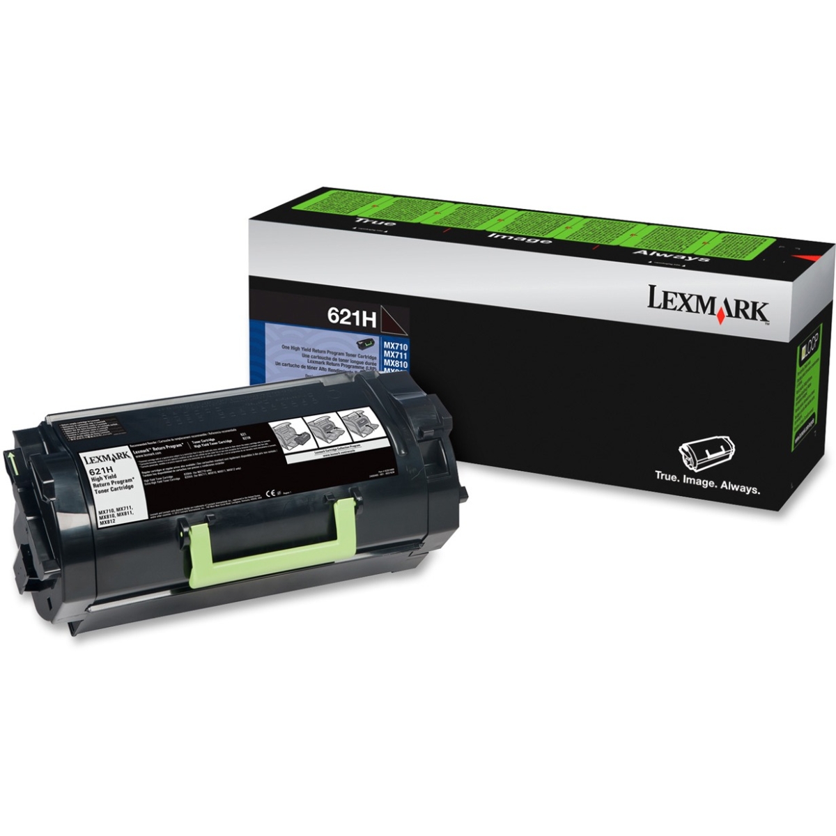 621H - High Yield - black - original - toner cartridge LCCP LRP - for Lexmark MX710 MX711 MX810 MX811 MX812 621H - High Yield - black - original - toner cartridge LCCP LRP - for Lexmark MX710 MX711 MX810 MX811 MX812