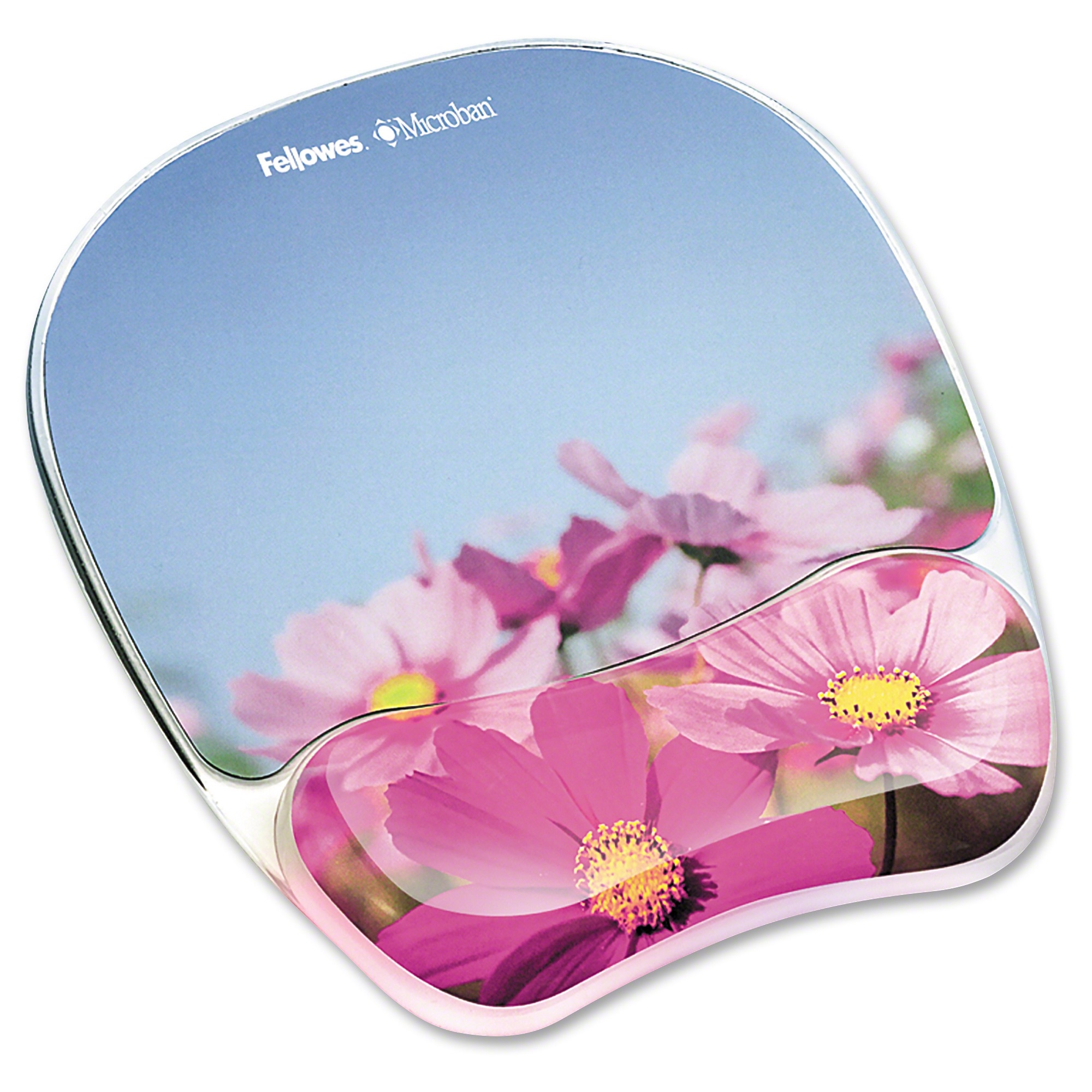 Photo Gel Mouse Pad Wrist Rest with Microban Protection - Pink Flower - 0.9 inch x 9.3 inch x 7.9 inch Dimension - Multicolor - Rubber Polyurethane Gel - Stain Resistant Photo Gel Mouse Pad Wrist Rest with Microban Protection - Pink Flower - 0.9 inch x 9.3 inch x 7.9 inch Dimension - Multicolor - Rubber Polyurethane Gel - Stain Resistant