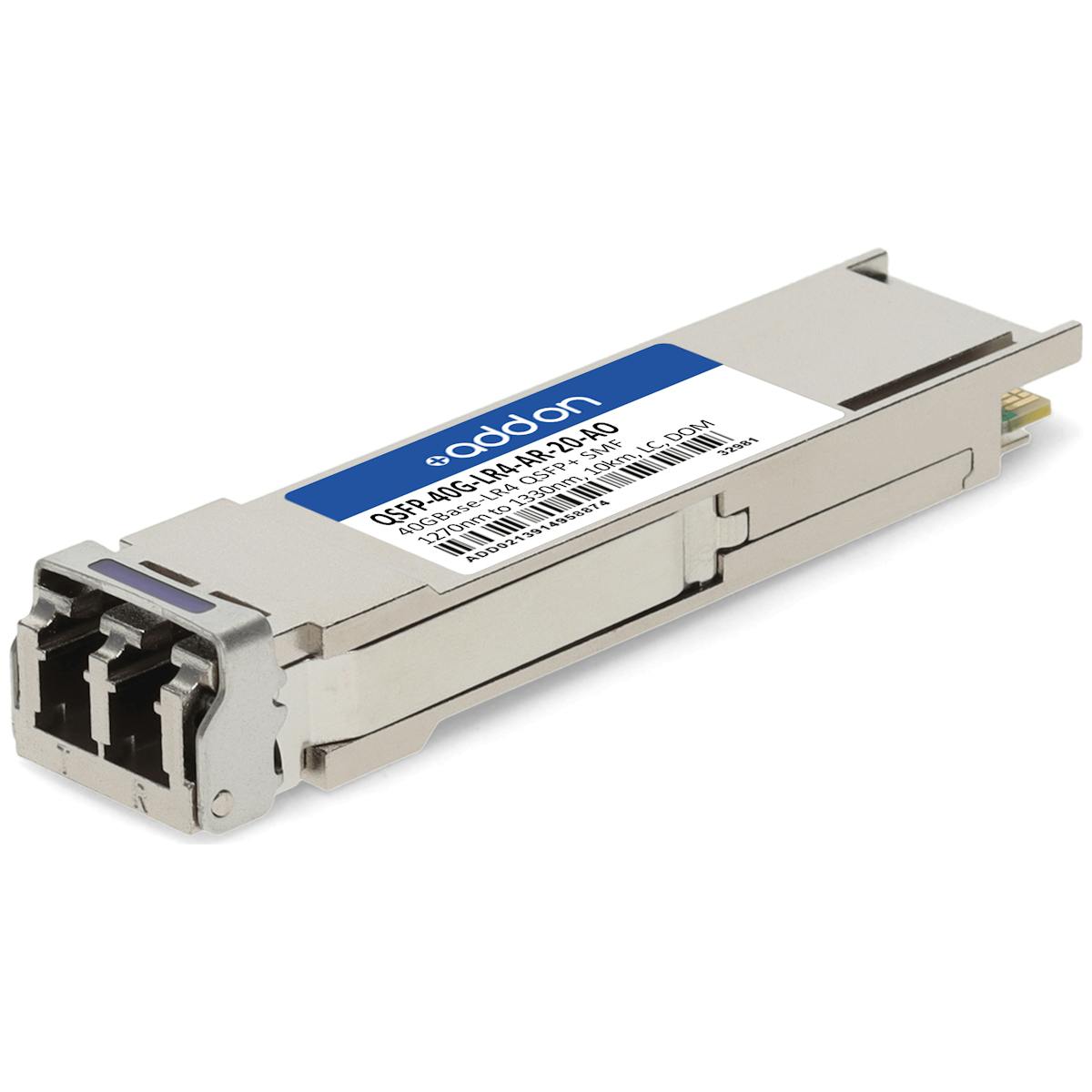 ARISTA COMP QSFP+ XCVR TAA 40G-LR4 QSFP+ SMF 20KM LC