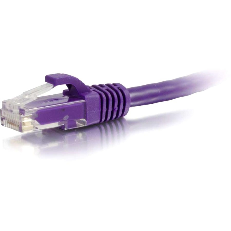 Cat5e Snagless Unshielded (UTP) Network Patch Cable - Patch cable - RJ-45 (M) to RJ-45 (M) - 4 ft - UTP - CAT 5e - molded snagless stranded - purple Cat5e Snagless Unshielded (UTP) Network Patch Cable - Patch cable - RJ-45 (M) to RJ-45 (M) - 4 ft - UTP - CAT 5e - molded snagless stranded - purple