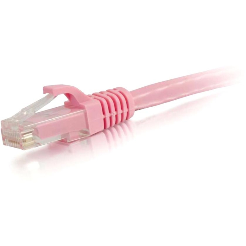 Cat5e Snagless Unshielded (UTP) Network Patch Cable - Patch cable - RJ-45 (M) to RJ-45 (M) - 100 ft - UTP - CAT 5e - molded snagless stranded - pink Cat5e Snagless Unshielded (UTP) Network Patch Cable - Patch cable - RJ-45 (M) to RJ-45 (M) - 100 ft - UTP - CAT 5e - molded snagless stranded - pink