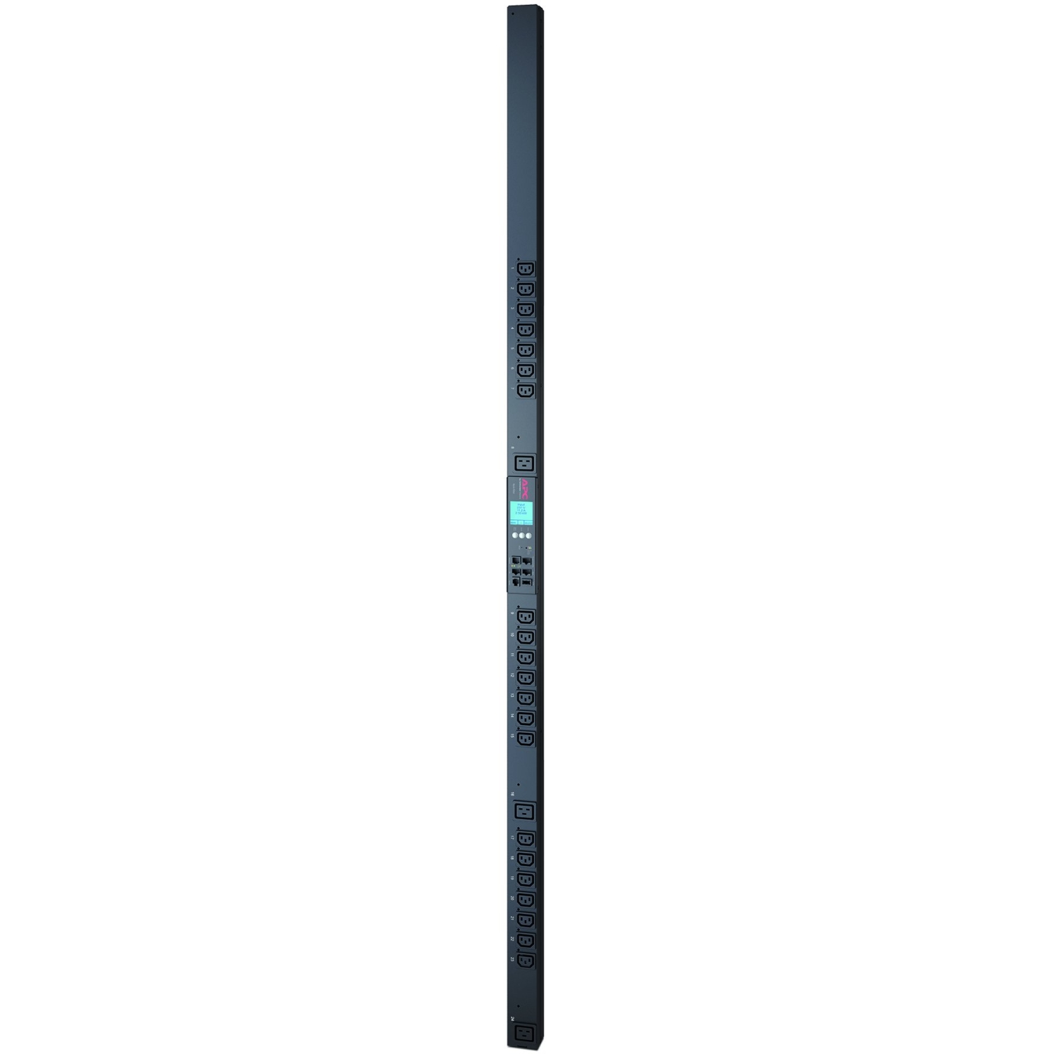 Metered-by-Outlet with Switching Rack PDU ZeroU 2G - Power distribution unit ( rack-mountable ) - AC 200/208/230 V - 3.3 kW - Ethernet 10/100 - input: NEMA L6-20 - output connectors: 24 - 0U - black - for P/N: AR3100