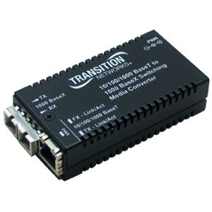 10/100/1000B-T TO 1000B-LX 1310NM TX/ 1550NM RX SM SC CNVTR 10/100/1000B-T TO 1000B-LX 1310NM TX/ 1550NM RX SM SC CNVTR