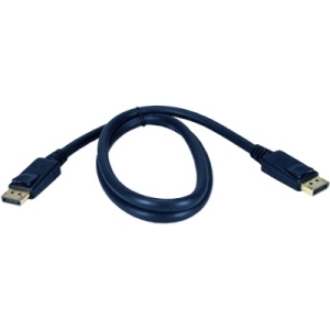 25ft DisplayPort Digital A/V Cable with Latches - DisplayPort for Audio/Video Device TV LCD TV Monitor - 25 ft - 1 Pack - 1 x DisplayPort Male Digital Audio/Video - 1 x DisplayPort Male Digital Audio/Video - Shielding - Black 25ft DisplayPort Digital A/V Cable with Latches - DisplayPort for Audio/Video Device TV LCD TV Monitor - 25 ft - 1 Pack - 1 x DisplayPort Male Digital Audio/Video - 1 x DisplayPort Male Digital Audio/Video - Shielding - Black
