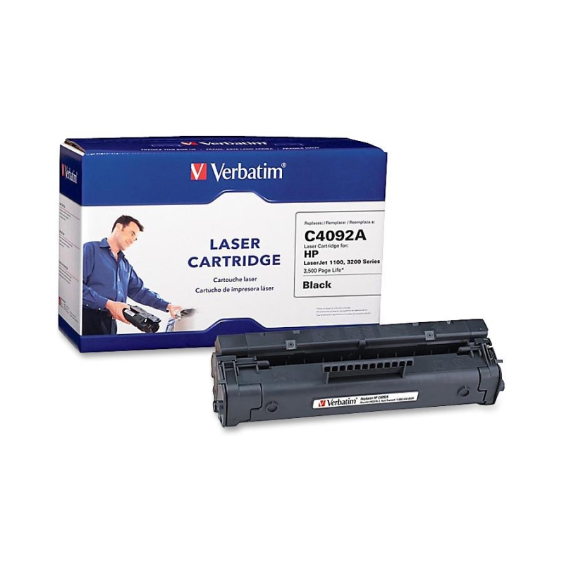 HP C4092A Compatible Toner Cartridge (1100 3200) - Black - Laser - 3500 Page - 1 / Pack - Retail