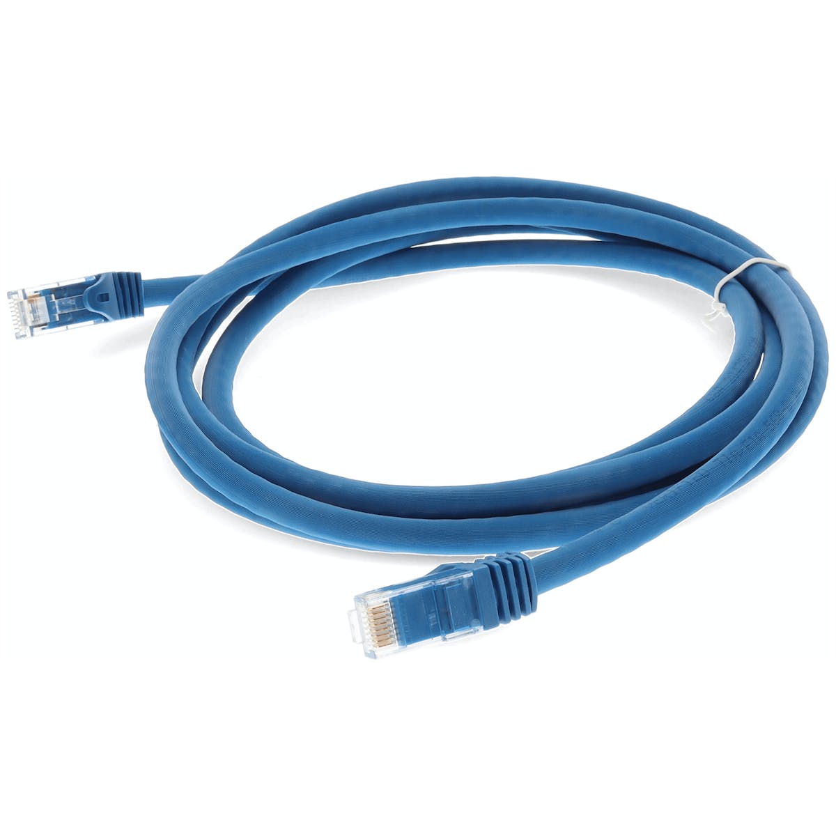 10FT RJ-45 (MALE) TO RJ-45 (MALE) STRAIGHT BLUE CAT6A UTP COPPER PVC PATCH