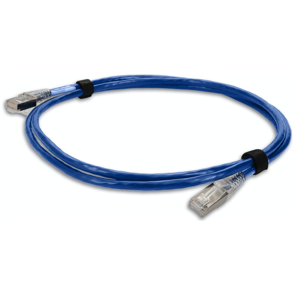 10FT RJ-45 (MALE) TO RJ-45 (MALE) STRAIGHT MICROBOOT SNAGLESS BLUE CAT6 U