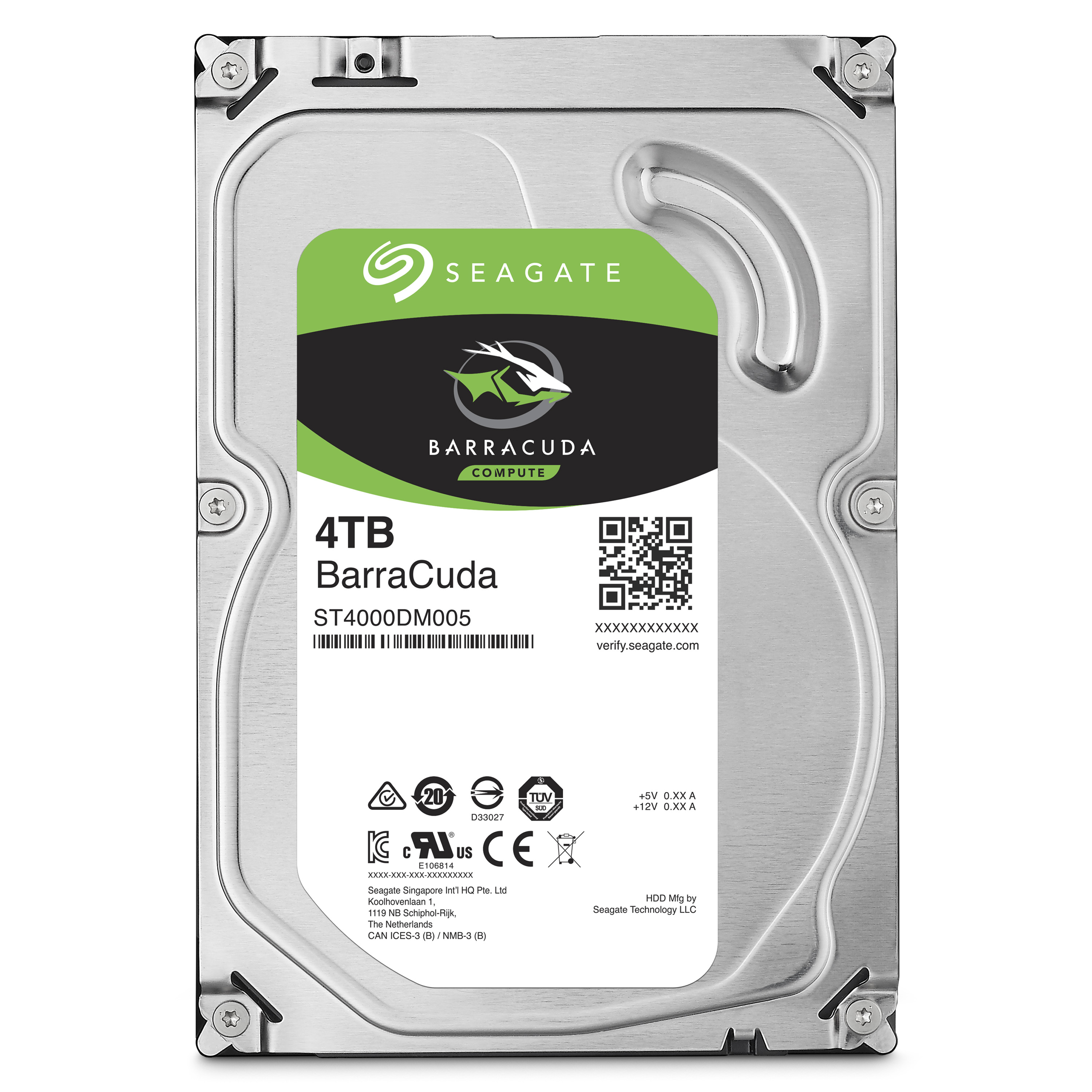 Barracuda - Hard drive - 4 TB - internal - 3.5 inch - SATA 6Gb/s - buffer: 64 MB Barracuda - Hard drive - 4 TB - internal - 3.5 inch - SATA 6Gb/s - buffer: 64 MB