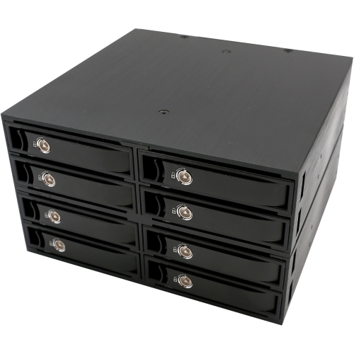 FULL METAL 8BAY 2.5IN SATA HDD AND SDD MOBILE RACK MINI SAS FULL METAL 8BAY 2.5IN SATA HDD AND SDD MOBILE RACK MINI SAS