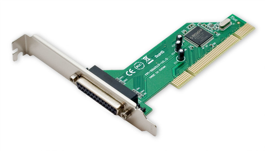 1 DB-25 Parallel Printer Port LPT1 PCI Retail 1 DB-25 Parallel Printer Port LPT1 PCI Retail