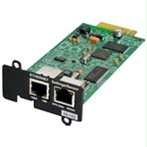 Network Card-MS - Remote management adapter - 10Mb LAN 100Mb LAN RS-232 - for Eaton PW9135G6000-XL3U; 5PX 1000 1500 2200 3000 3000 3U Rack/Tower LCD Network Card-MS - Remote management adapter - 10Mb LAN 100Mb LAN RS-232 - for Eaton PW9135G6000-XL3U; 5PX 1000 1500 2200 3000 3000 3U Rack/Tower LCD