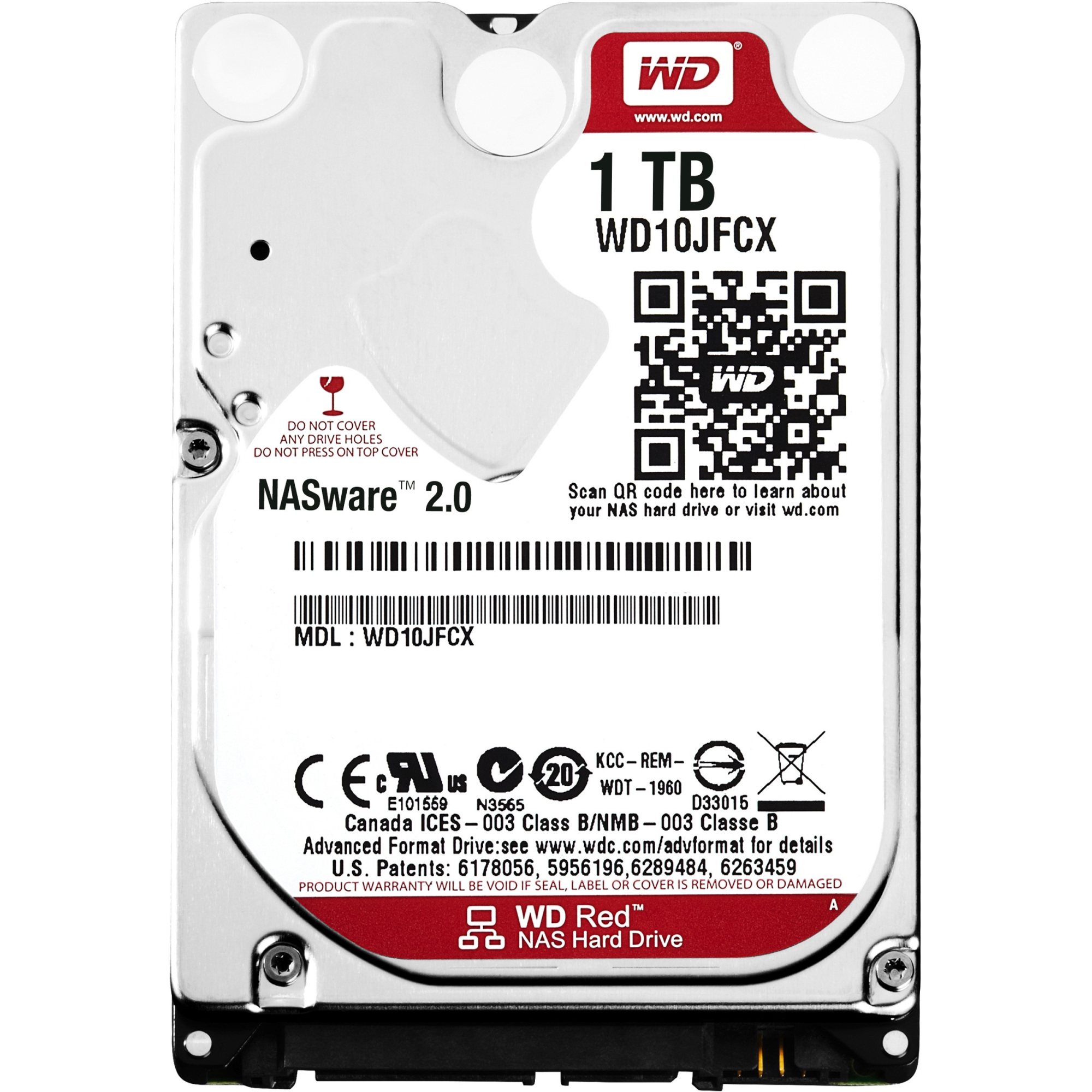 WD Red WD10JFCX 1 TB 2.5 inch Internal Hard Drive - SATA - 16 MB Buffer - 50 Pack WD Red WD10JFCX 1 TB 2.5 inch Internal Hard Drive - SATA - 16 MB Buffer - 50 Pack