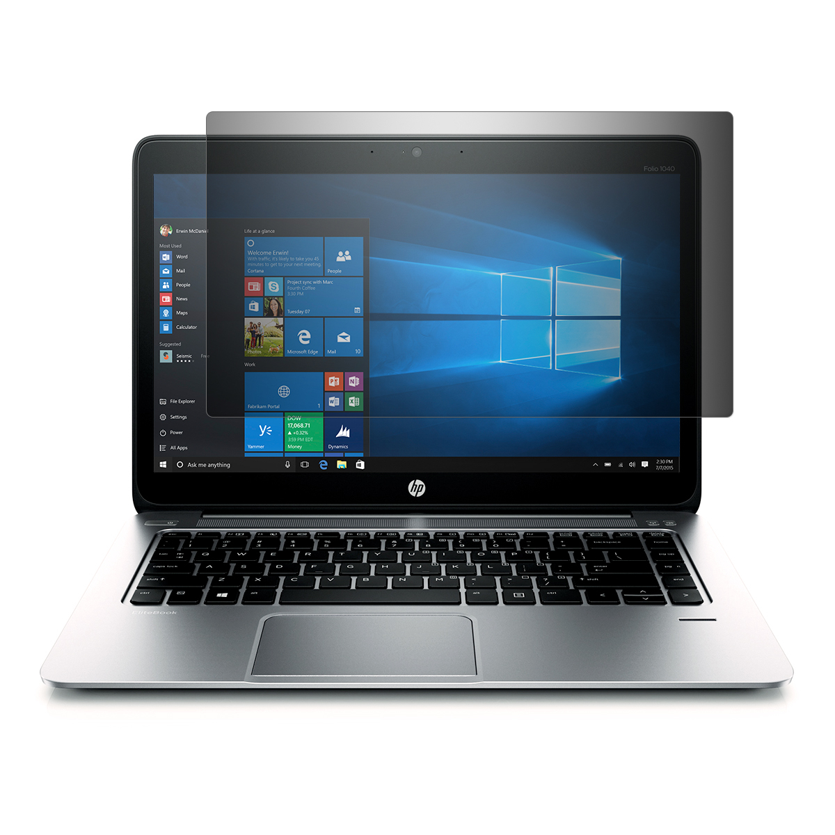 4Vu Privacy Screen - Notebook privacy filter - 14 inch - clear - for HP EliteBook Folio 1040 G1 1040 G2 4Vu Privacy Screen - Notebook privacy filter - 14 inch - clear - for HP EliteBook Folio 1040 G1 1040 G2