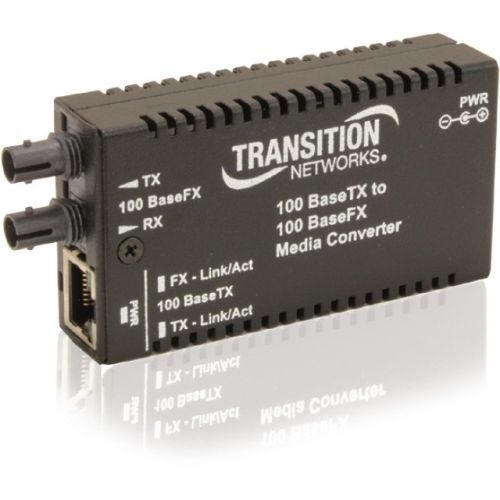 Stand-Alone Mini Fast Ethernet Media Converter - Fiber media converter - Fast Ethernet - 100Base-FX 100Base-TX - RJ-45 / SC multi-mode - up to 1.2 miles - 1300 nm Stand-Alone Mini Fast Ethernet Media Converter - Fiber media converter - Fast Ethernet - 100Base-FX 100Base-TX - RJ-45 / SC multi-mode - up to 1.2 miles - 1300 nm