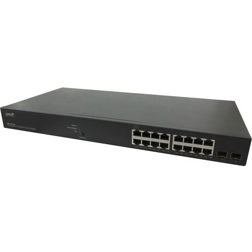 SMART MANAGED POE+ SWITCH 16-PORT GIGABIT POE+ 2-PORT 100/1000 SFP