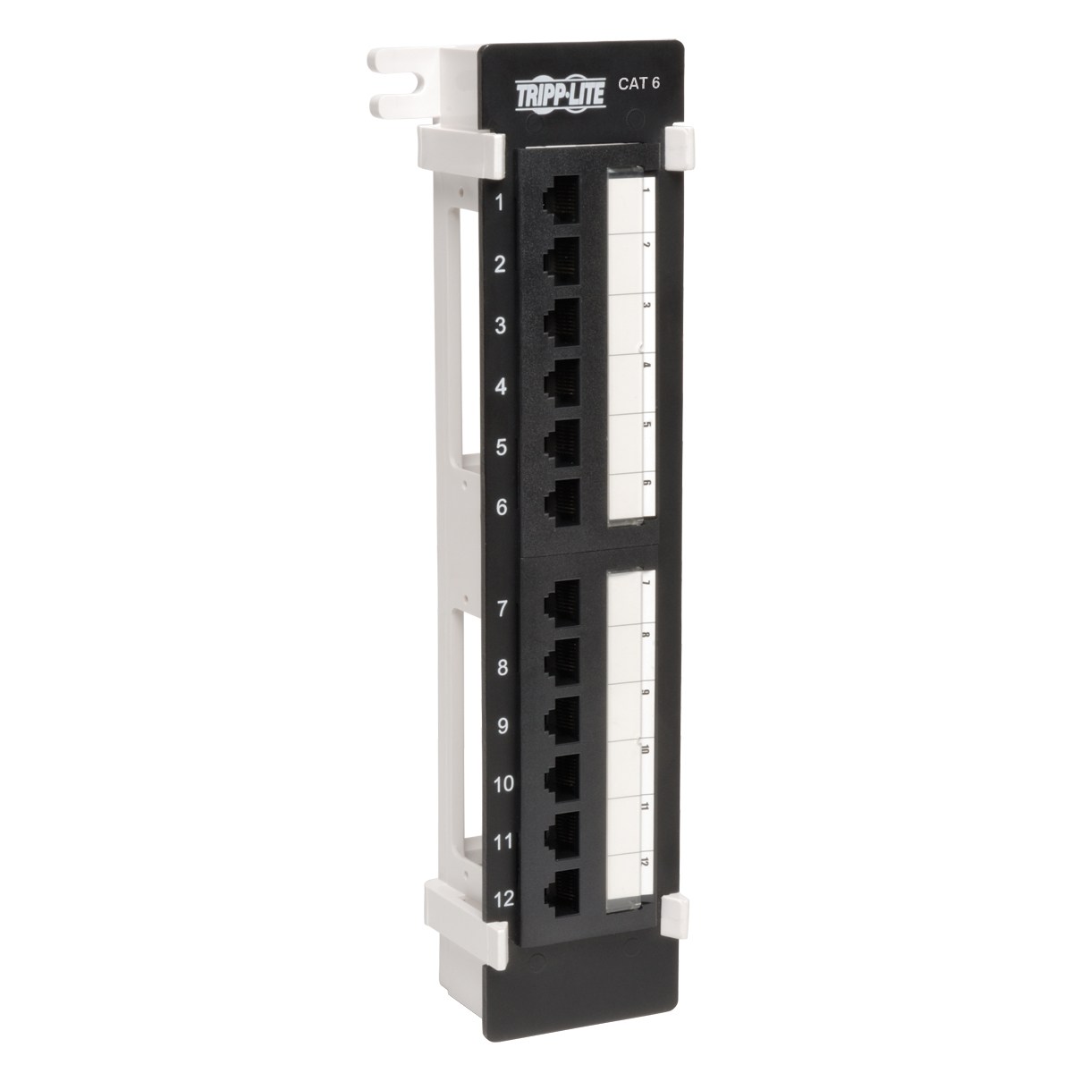12-Port Cat6 Cat5 Patch Panel Wall Mount Vertical 110 RJ45 TAA - Patch panel - wall mountable - 12 ports - for Tripp Lite N252-024-HU N252-024-V 12-Port Cat6 Cat5 Patch Panel Wall Mount Vertical 110 RJ45 TAA - Patch panel - wall mountable - 12 ports - for Tripp Lite N252-024-HU N252-024-V