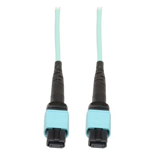 1M MTP / MPO Fiber Optic Patch Cable with Push Pull Tabs 12 Fiber 40Gbe OM3 Plenum Aqua 3 3ft 1 Meter - Patch cable - MTP/MPO multi-mode (M) to MTP/MPO multi-mode (M) - 1 m - fiber optic - 50 / 125 micron - OM3 - plenum - aqua 1M MTP / MPO Fiber Optic Patch Cable with Push Pull Tabs 12 Fiber 40Gbe OM3 Plenum Aqua 3 3ft 1 Meter - Patch cable - MTP/MPO multi-mode (M) to MTP/MPO multi-mode (M) - 1 m - fiber optic - 50 / 125 micron - OM3 - plenum - aqua