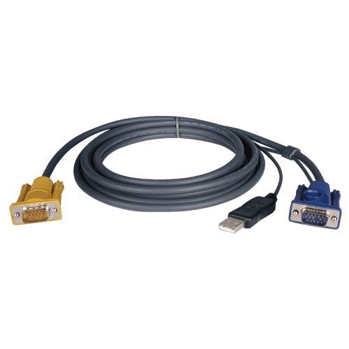 USB (2-in-1) Cable Kit for NetDirector KVM Switch B020-Series and KVM B022-Series 19-ft Retail