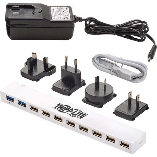 10-PORT USB 3.0 / USB 2.0 COMBO HUB - USB CHARGING 2 USB 3.0 & 8 USB 2.0 PORTS 10-PORT USB 3.0 / USB 2.0 COMBO HUB - USB CHARGING 2 USB 3.0 & 8 USB 2.0 PORTS