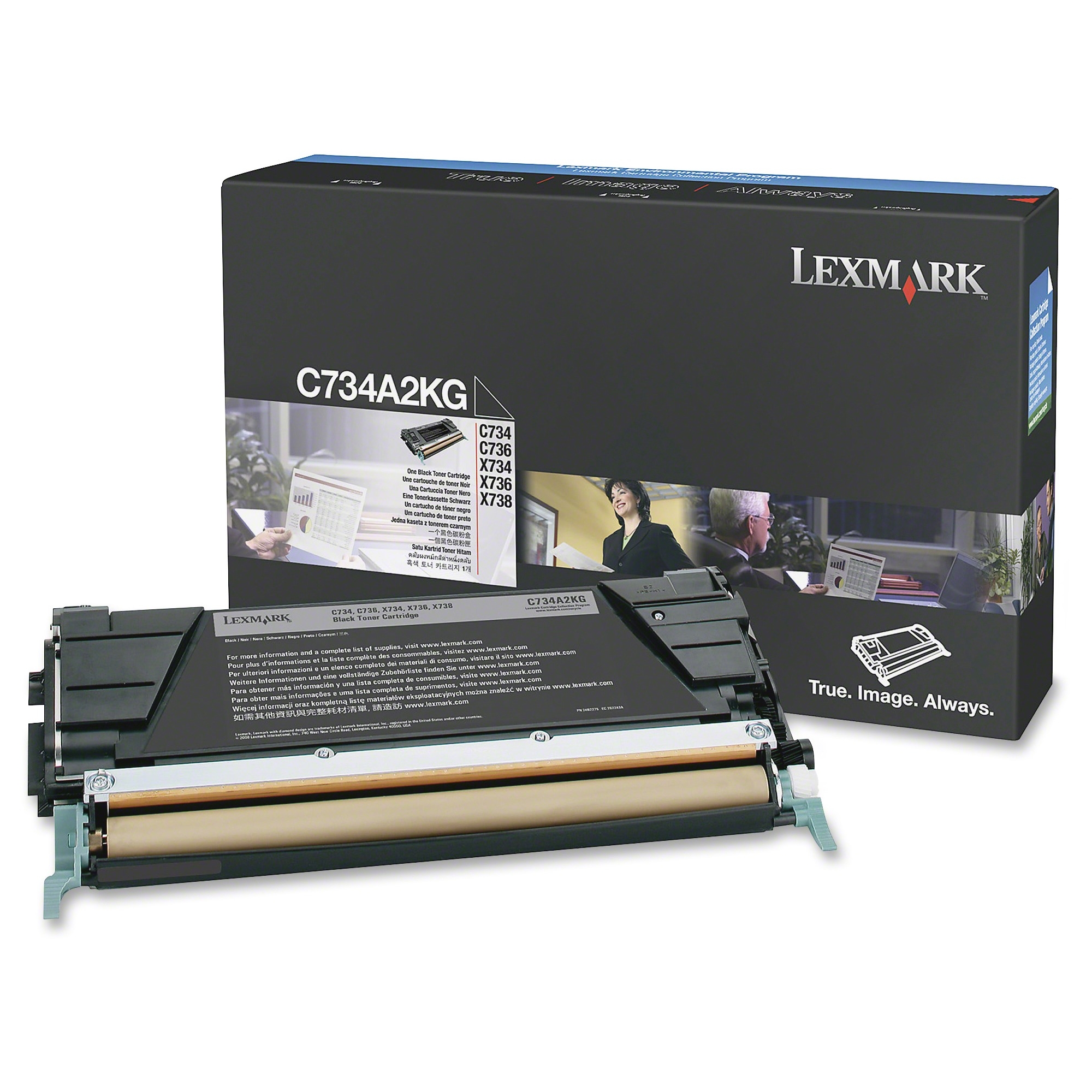 Black - original - toner cartridge LCCP - for Lexmark C734 C736 X734 X736 X738 Black - original - toner cartridge LCCP - for Lexmark C734 C736 X734 X736 X738