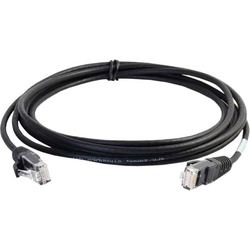 1.5ft Cat6 Snagless Unshielded Slim Network Patch Ethernet Cable Black - Patch cable - RJ-45 (M) to RJ-45 (M) - 1.5 ft - UTP - CAT 6 - molded snagless - black 1.5ft Cat6 Snagless Unshielded Slim Network Patch Ethernet Cable Black - Patch cable - RJ-45 (M) to RJ-45 (M) - 1.5 ft - UTP - CAT 6 - molded snagless - black